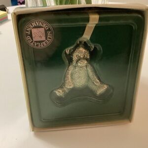 Silver teddy bear ornaments quantity